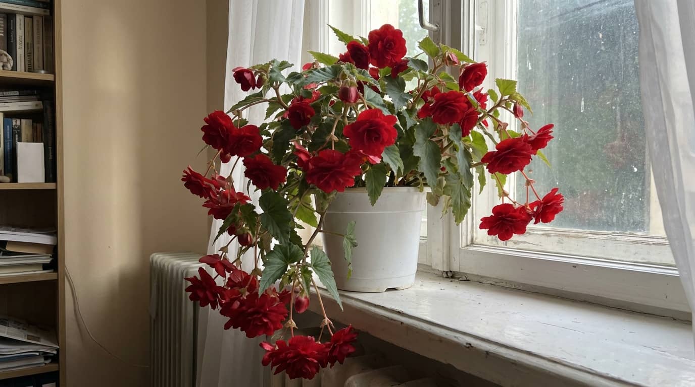 Бегонія Лорен — Червона